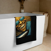 Radiant Reflections IV Towel in White.